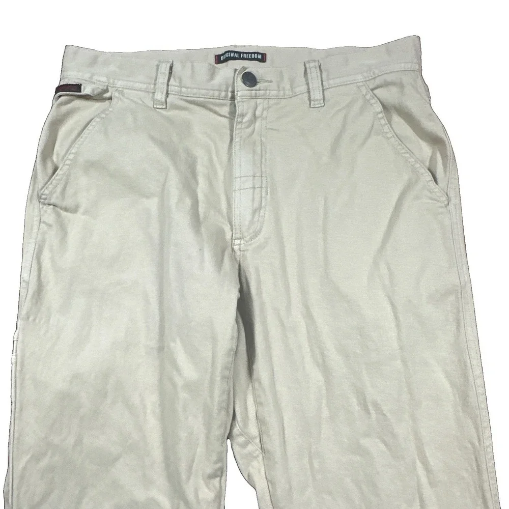 Gramicci Original Freedom Pants Mens 32x30 Khaki Tan Outdoor Pants Pockets